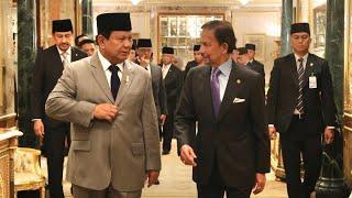 Momen Menhan Prabowo Temui Sultan Hassanal Bolkiah