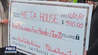 Milwaukee trade workers make Meta House donation | FOX6 News Milwaukee