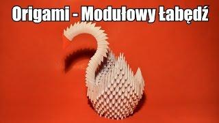 Origami - Modułowy Łabędź