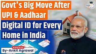 Every home to get its own Aadhaar | India’s plan for digital address system | Ankit Agrawal Study IQ