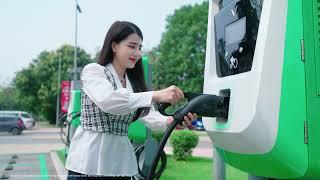 Easily charge in public to start your vibrant green life