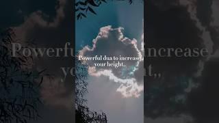 Dua for increase your height ️ #allah