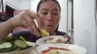 Mukbang pipino at bayabas #prinsesa #mukbang