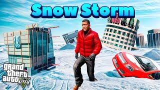 Surviving a Snowstorm in GTA 5