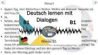 Dialoge B1  | Deutsch lernen durch Hören | 18 |