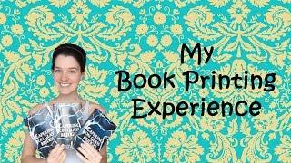 My Book Printing Experience