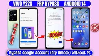 Vivo Y22s Frp Bypass (Android 14)  New Method 2024  Frp Google Lock Unlock Bypass  Without Pc 