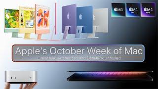 Apple's October 2024 Announcement Week Event - New Macs and All The Details