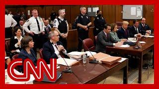 CNN reporter describes Trump's mood inside courtroom