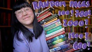 I Read Randomized Pages Between 100 - 2000 for a Week 