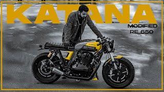 KATANA 650 : Modified Royal Enfield Interceptor 650 by NEEV MOTORCYCLES