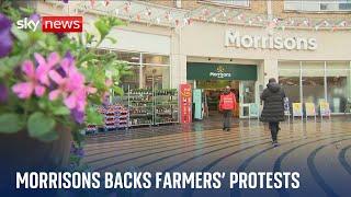 Morrisons supermarket backs farmers' protests against Labour's inheritance tax