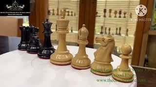 Luxury chess set Jaques Staunton Golden Signature reproduction - The Chess Empire