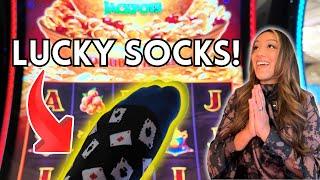 Hubby Busts Out The Lucky Socks and We WON BIG!