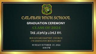 Calabar High School Graduation Ceremony 2024