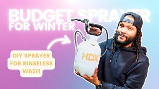 Budget Detail Sprayer To Rinseless Wash Your Car This Winter