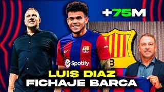 BOMBAZO: PRIMER FICHAJE del BARCELONA, LUIS DIAZ +70M - MESSI REACCIONA y pasa ESTO...