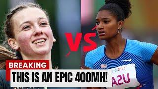 Wow!! Femke Bol FINALLY Battles Anna Cockrell || Women’s 400m Hurdles – Brussels Diamond League 2024