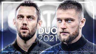 Stefan de Vrij & Milan Skriniar 2021 ▬ Fantastic Duo ● Crazy Tackles & Defensive Skills | HD