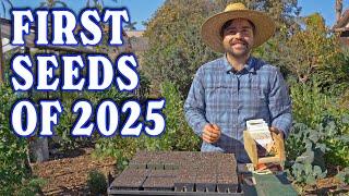 Starting The First Seeds Of My 2025 Garden Season!
