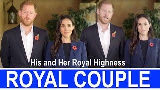 The Duke and Duchess of Sussex, Prince Harry and Meghan, at the