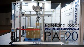 The YUSHIN PA-20 Compact Palletizer is AMAZING (NEW 2024)