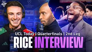 Micah Goes CRAZY Over Rice Rockets!!| Declan Rice Interview After Arsenal Victory! | UCL Today