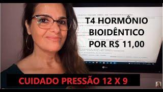 HORMÔNIO T4 NA MENOPAUSA E O RISCO DA PRESSÃO ALTA DIASTÓLICA / PURAN T4-LEVOID- EUTHYROX- SYNTHROID