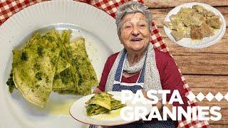 Discover testaroli! Griddled pasta served with pesto | Pasta Grannies