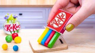 Amazing KitKat Cake | Delicious Rainbow KitKat Chocolate Cake Recipes | Tiny Rainbow Chocolate Cake