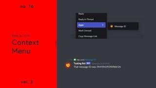 Context Menu — (Node.js / Discord.Eris) — No. 16