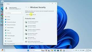 How to turn Off | Turn On "Virus & Threat Protection"  in Windows 11 | BlueTek