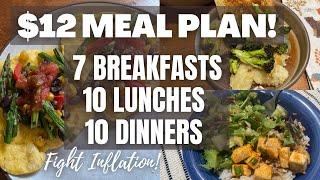 EXTREME BUDGET MEAL PLAN || BEAT INFLATION || BUDGET FAMILY MEALS