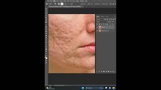 Smooth skin retouching in photoshop #photoshop #tutorial