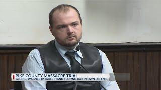 George Wagner IV testifies for second day in Rhoden family massacre trial