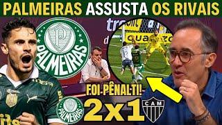 PALMEIRAS VENCE A 6ª SEGUIDA, ASSUSTA OS RIVAIS E ENCOSTA NA LIDERANÇA.