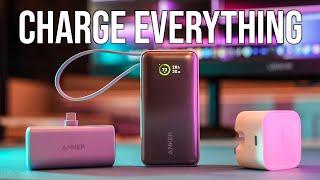 Anker Nano iPhone 15 USB C 30w Chargers and Power Banks.