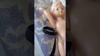 чиним старую советскую куклу