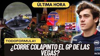 F1 HOY:  ¿Corre Colapinto el GP de Las Vegas?