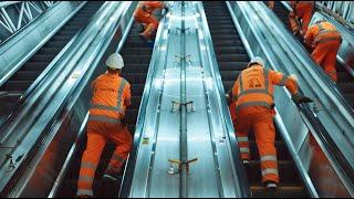 Cómo Se Fabrican Las Escaleras Mecánicas