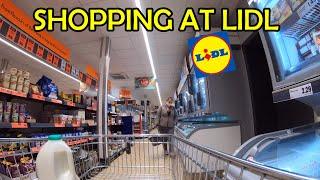 Shopping at LIDL | Budget grocery shopping at Lidl London Shopping Tour