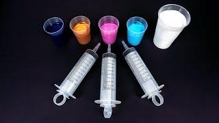 3 LARGE Syringes Acrylic Paint Pouring that will AMAZE you