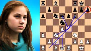 Judit Polgar's Panov-Botvinnik Attack beats Benko