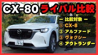 【走行比較】CX80って他車と比較してどうなの？　についてお答えします。