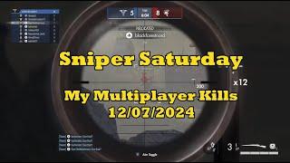 Sniper Saturday Multiplayer Mayhem - My kills 12/07/2024