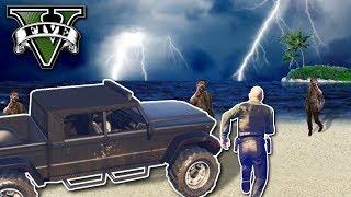 ESCAPING TO ISLAND?! - GTA 5 Zombie Apocalypse Multiplayer Mod Gameplay!