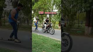 Can a Man stop a Super Bike?