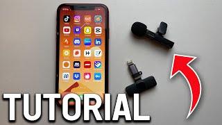 How To Use External Microphone On iPhone