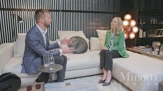 Juliette Byrne Sofa Chat with Minotti London