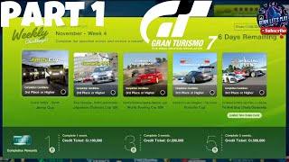 Weekly Challenges November Week 3 Part 1 - 2024 Gran Turismo 7 #gt7 #granturismo7 #granturismo7ps4